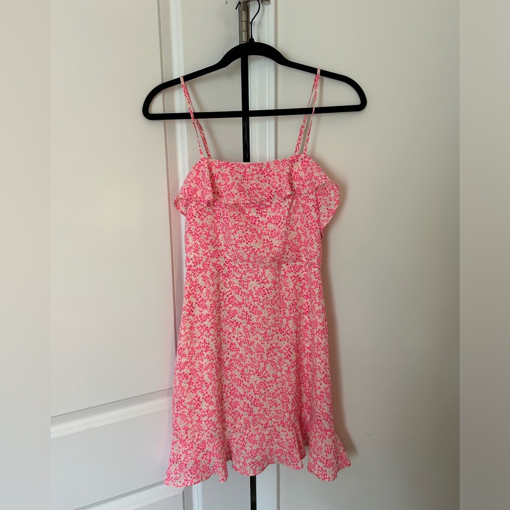Trixxi Pink and White Mini Dress